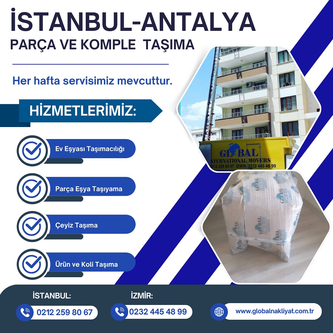 İstanbul Antalya Nakliyat Afişi