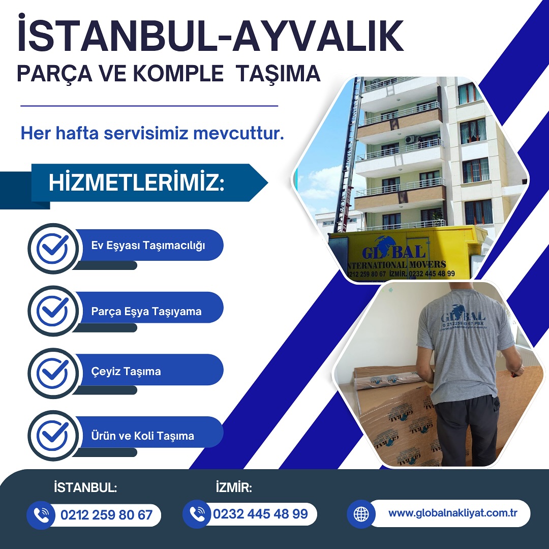 İstanbul Ayvalık Nakliyat Afişi