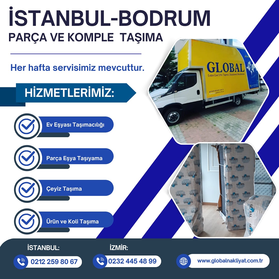 İstanbul Bodrum Nakliyat Afişi
