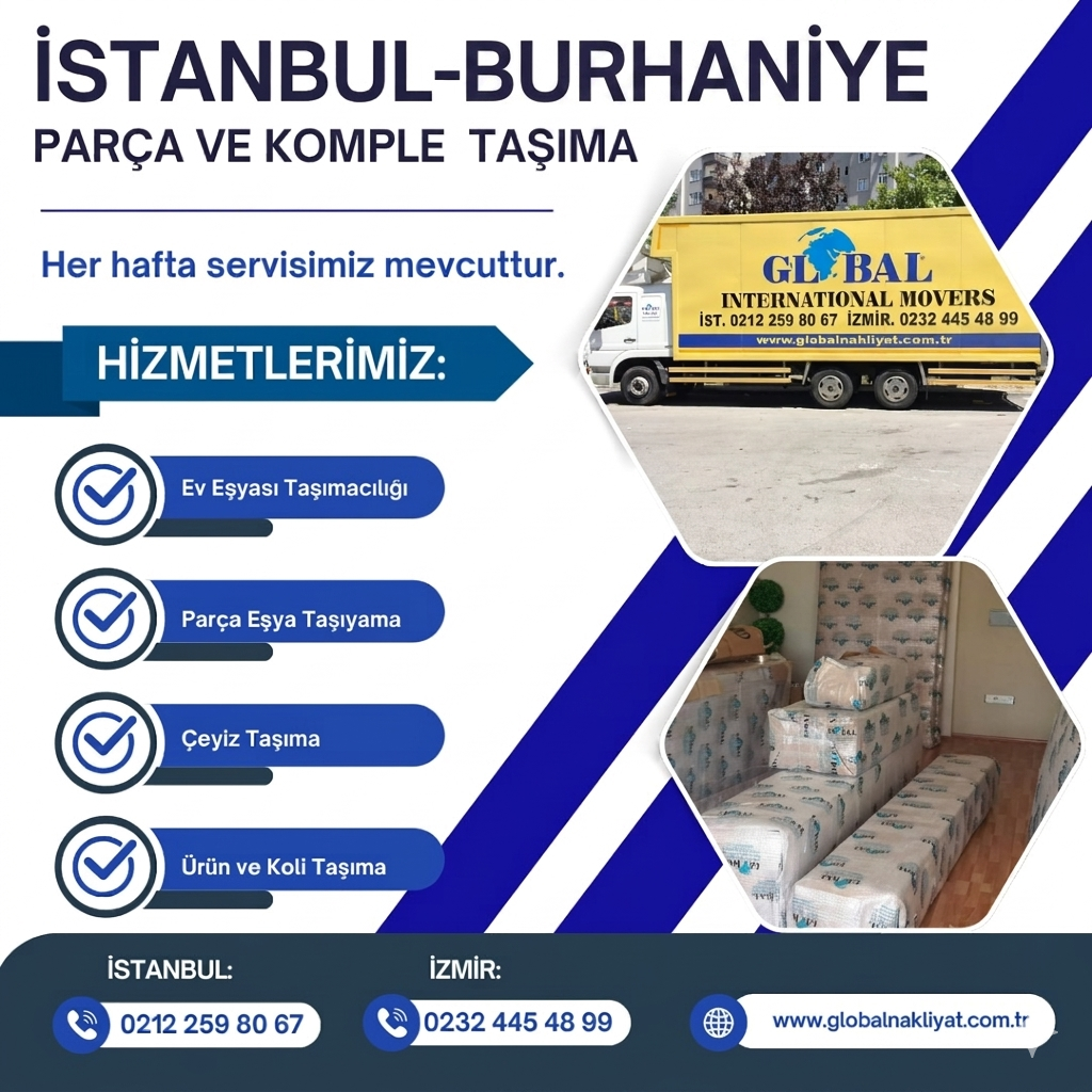 İstanbul Burhaniye Nakliyat Afişi