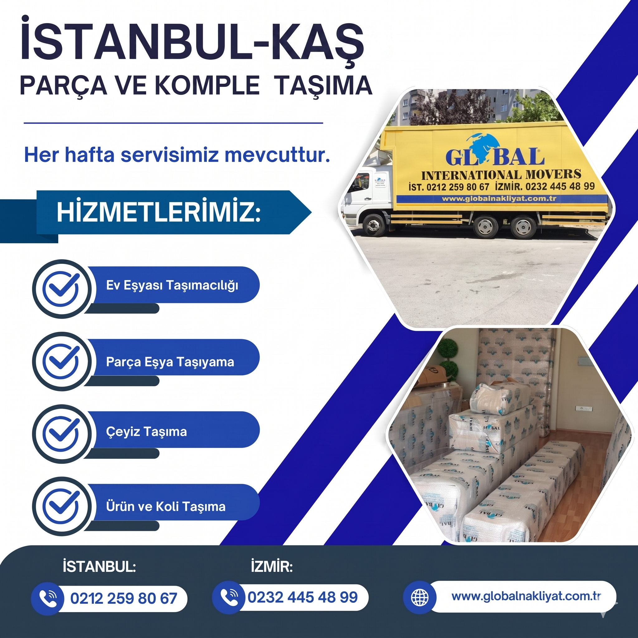 İstanbul Kaş Nakliyat Afişi